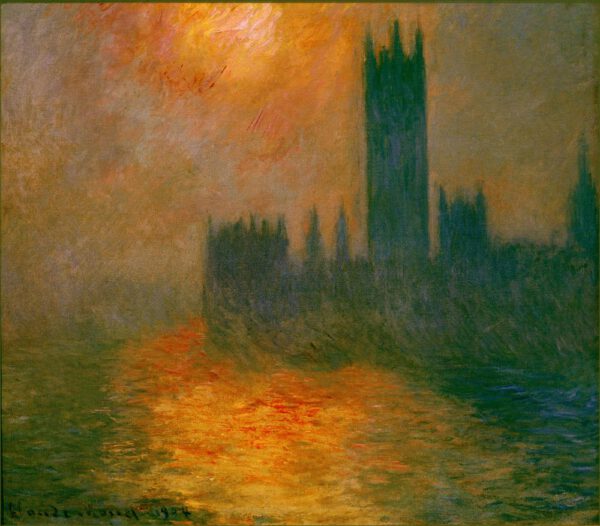 Claude Monet "Parlament in London" 92 x 81 cm