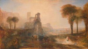 William Turner "Palast und Brücke des Caligula" 137 x 246 cm