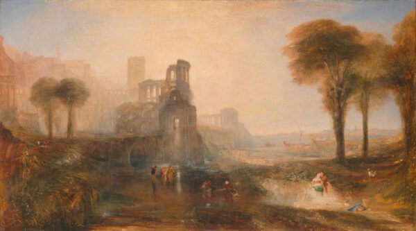 William Turner "Palast und Brücke des Caligula" 137 x 246 cm