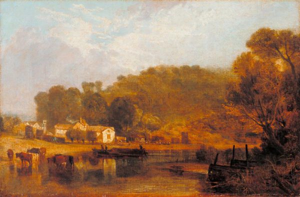 William Turner "Cliveden on Thames" 28 x 58 cm