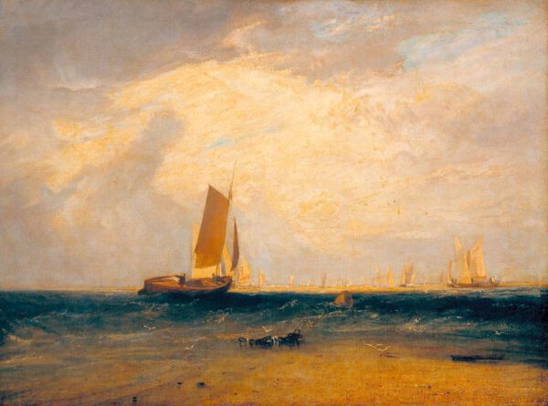 William Turner "Fischen am Blythe-Sand" 89 x 119 cm