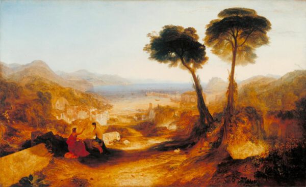 William Turner "Die Bucht von Baiae mit Apollo und Sibylle" 145 x 238 cm