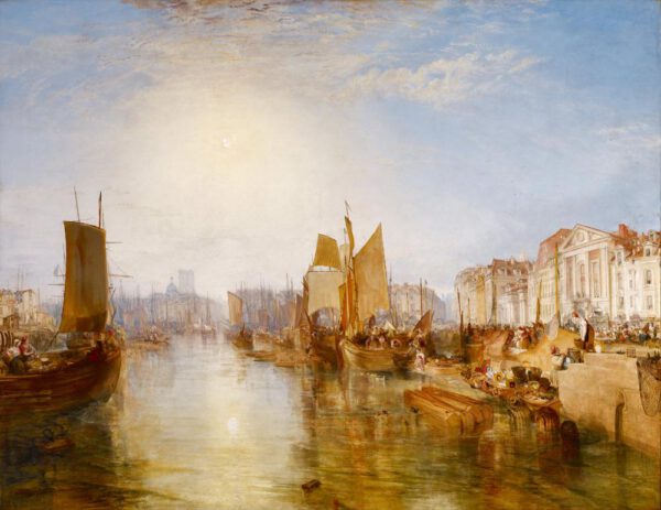 William Turner "Der Hafen von Dieppe" 174 x 225 cm