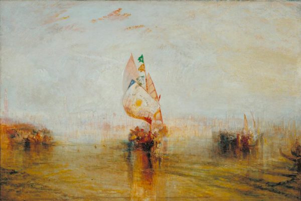 William Turner "Sonne von Venedig" 62 x 92 cm