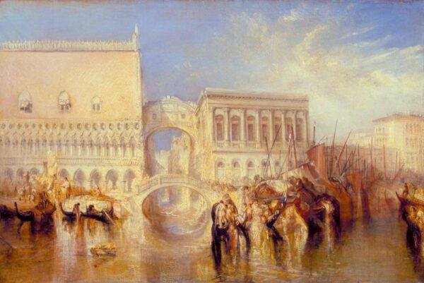 William Turner "Venedig, Seufzerbrücke" 69 x 91 cm