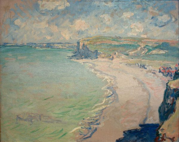 Claude Monet "Der Strand von Pourville" 73 x 60 cm