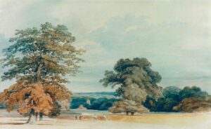 William Turner "Landschaft in Kent" 22 x 36 cm