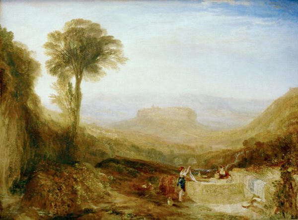 William Turner "Ansicht von Orvieto" 91 x 123 cm