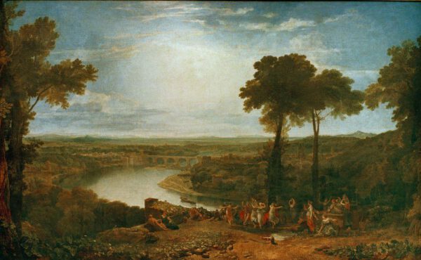 William Turner "Winzerfest in Macon" 146 x 238 cm