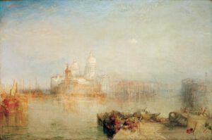 William Turner "Dogana und S.Maria della Sal." 63 x 93 cm