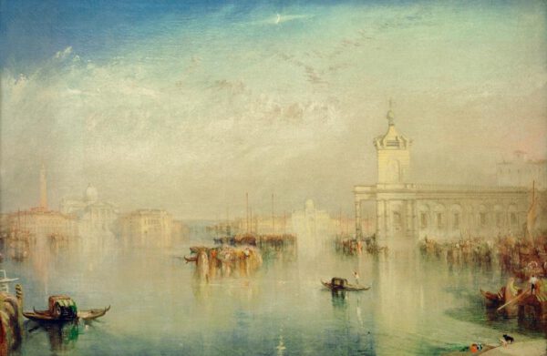 William Turner "Die Dogana, S.Giorgio, Citella" 62 x 93 cm