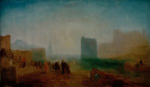 William Turner "Klassische Hafenszene" 60 x 102 cm