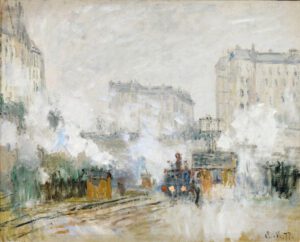 Claude Monet "Bahnhof Saint-Lazare" 72 x 60 cm