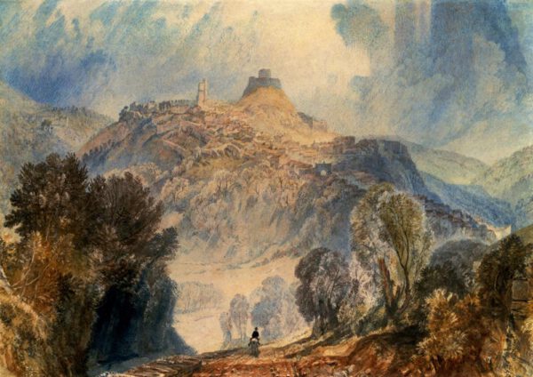William Turner "Launceston, Cornwall" 28 x 38 cm