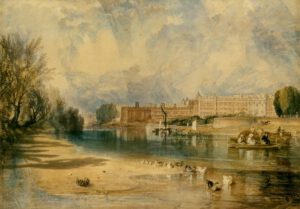 William Turner "Hampton Court Palace" 29 x 41 cm