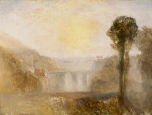 William Turner "Brücke und Turm" 92 x 122 cm