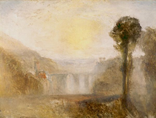 William Turner "Brücke und Turm" 92 x 122 cm