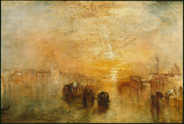 William Turner "Venedig, Auf dem Weg zum Ball" 62 x 92 cm