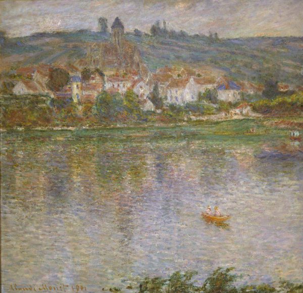 Claude Monet "Die Stadt Vetheuil" 92 x 90 cm