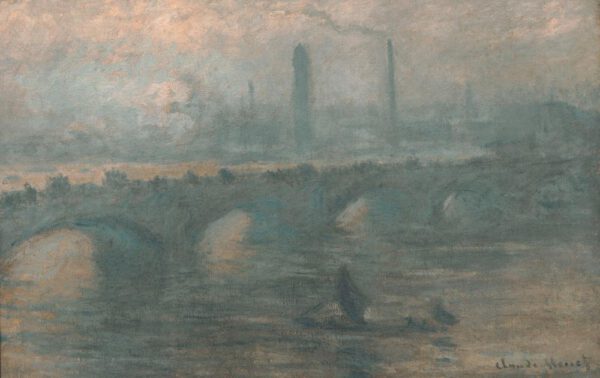 Claude Monet "Die Themsebrücke in London" 100 x 65 cm
