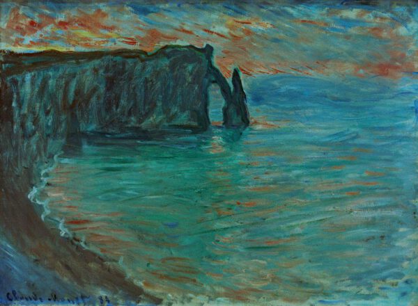Claude Monet "Steilküste von Aval" 81 x 60 cm