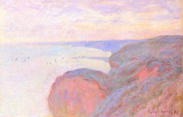 Claude Monet "Auf der Steilküste bei Dieppe" 100 x 65 cm