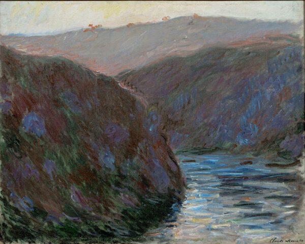 Claude Monet "Tal der Creuse am Abend" 81 x 65 cm