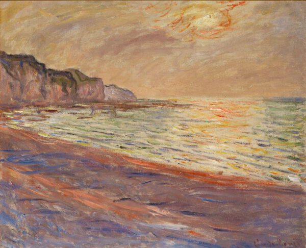 Claude Monet "Strand bei Pourville" 73 x 60 cm