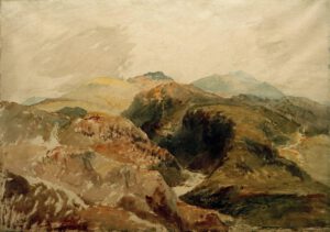 William Turner "Yr Aran und Y Wyddfa von den Hängen des Moel Hebog" 56 x 77 cm