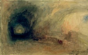 William Turner "Ein Bergpass" 31 x 49 cm