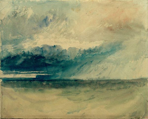 William Turner "Klippen vom Meer aus" 25 x 30 cm