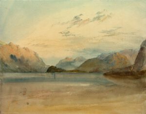 William Turner "Comer See" 23 x 29 cm