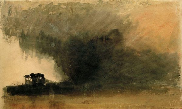 William Turner "Der Strand von Duddon" 28 x 45 cm