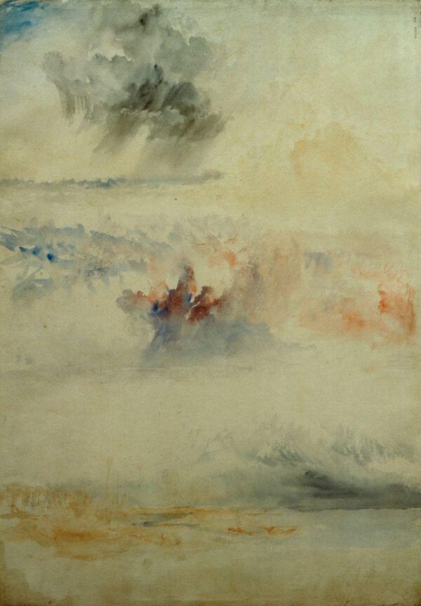 William Turner "Drei Wolkenstudien" 55 x 39 cm