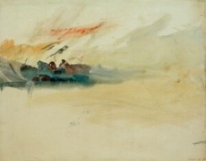 William Turner "Stürmischer Himmel" 24 x 31 cm