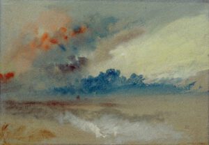 William Turner "Wolkenstudie" 19 x 28 cm