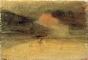 William Turner "Mont Saint Michel" 19 x 27 cm