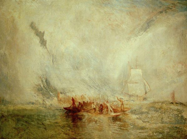 William Turner "Walfänger" 91 x 122 cm