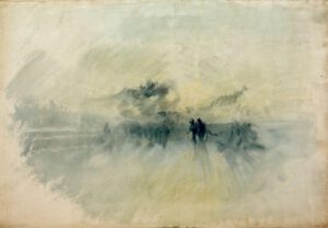William Turner "Menschen im Sturm" 35 x 51 cm