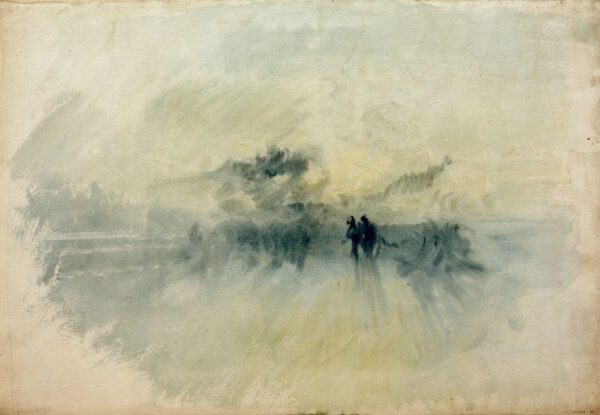 William Turner "Menschen im Sturm" 35 x 51 cm