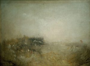 William Turner "Raue See" 91 x 122 cm