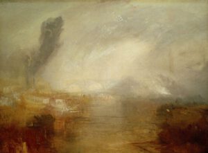 William Turner "Die Themse oberhalb der Waterloo Bridge" 91 x 121 cm