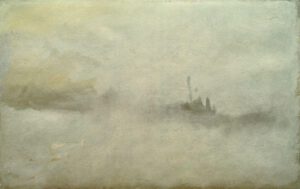 William Turner "Schiff im Sturm" 30 x 48 cm