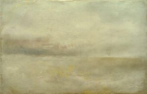 William Turner "Ruhige See mit grauen Wolken in der Ferne" 30 x 48 cm