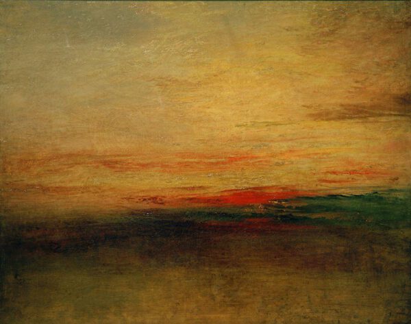 William Turner "Sonnenuntergang" 67 x 82 cm