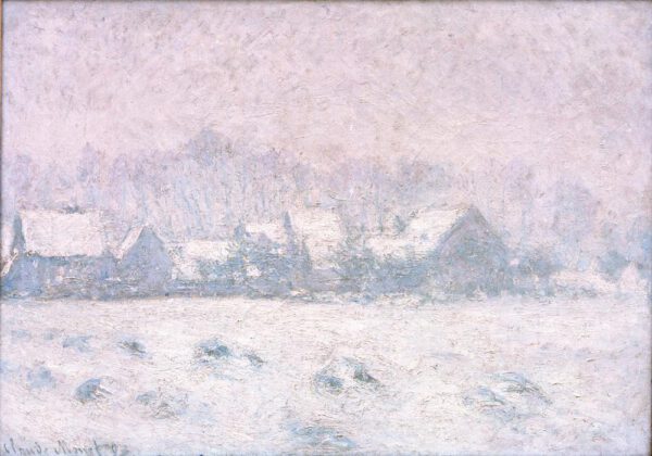 Claude Monet "Schnee in Giverny" 92 x 65 cm