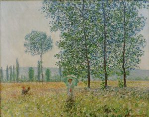 Claude Monet "Felder im Frühling" 93 x 74 cm
