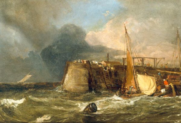 William Turner "Alte Mole von Margate" 28 x 41 cm
