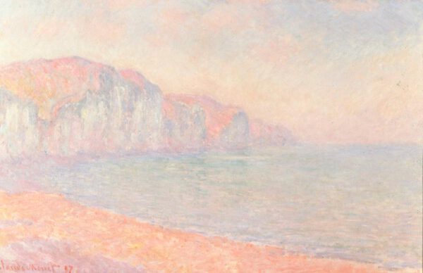 Claude Monet "Steilküste bei Pourville am Morgen" 99 x 64 cm