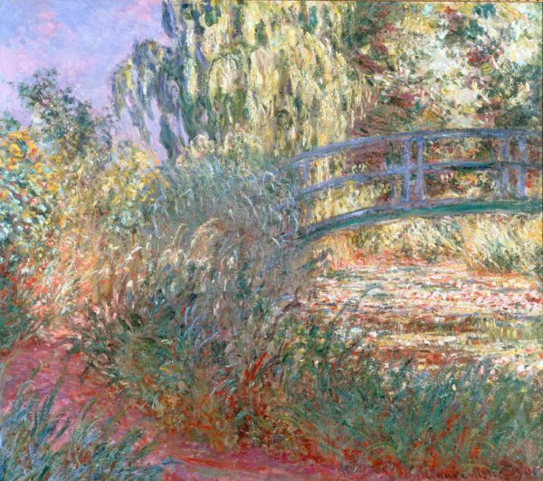 Claude Monet "Der Seerosenteich" 100 x 89 cm
